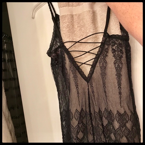 Victoria’s Secret Black Mesh Lace lingerie Small - Picture 3 of 7